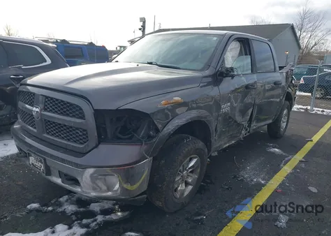 2016 Ram 1500 Outdoorsman from USA, damaged, VIN 1C6RR7LG5GS267722